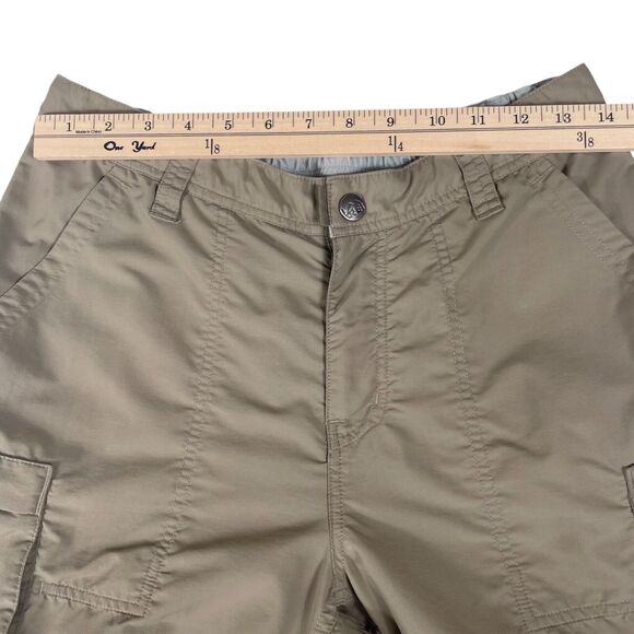 REI Women's Classic Sahara Cargo Pants Size 8 Convertible Shorts Khaki Beige EUC - Picture 12 of 16